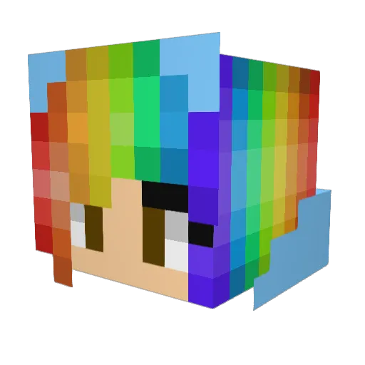 Meszek96 Minecraft avatar head, 3D render