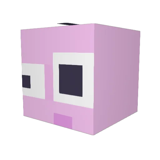 MetaJay45 Minecraft avatar head, 3D render