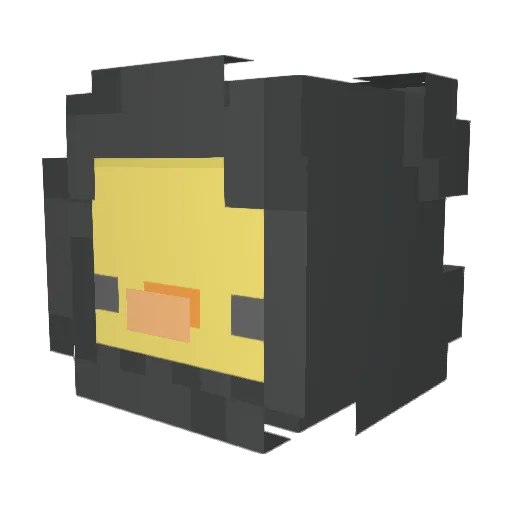 MetaSin_ Minecraft avatar head, 3D render