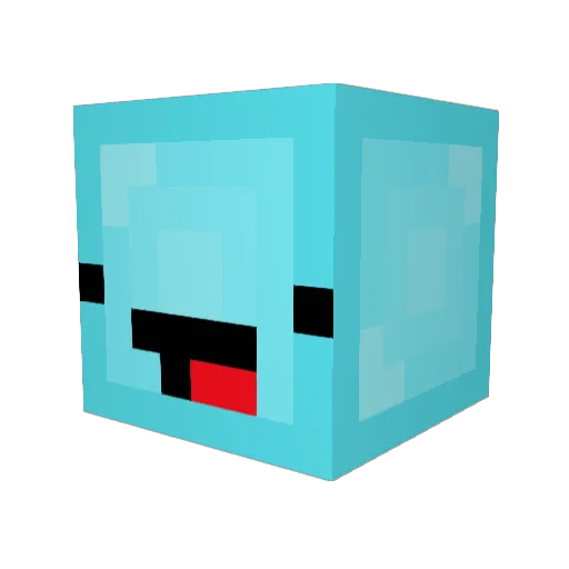 MetaYondaime Minecraft avatar head, 3D render