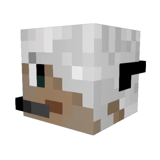 Metaheavens Minecraft avatar head, 3D render