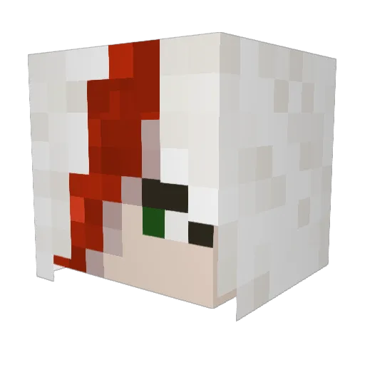MetalDragon90 Minecraft avatar head, 3D render