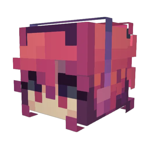 MetalLettuce790 Minecraft avatar head, 3D render