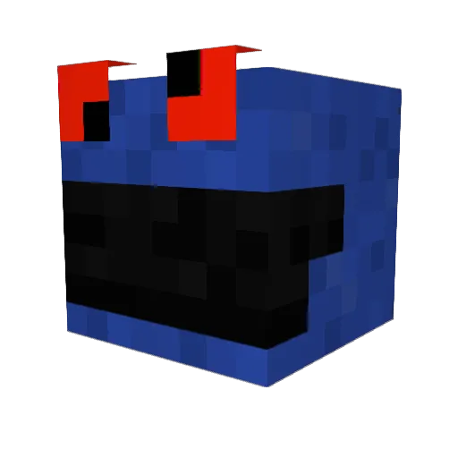 MetalNote6247 Minecraft avatar head, 3D render