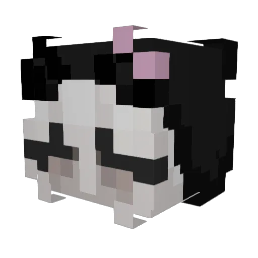 MetalPig23 Minecraft avatar head, 3D render