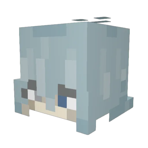 MetalSolid07 Minecraft avatar head, 3D render