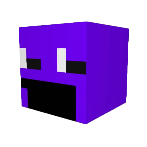 MetalSquash1985 Minecraft avatar head, 3D render