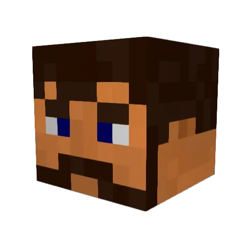 Metalcorekid17 Minecraft avatar head, 3D render