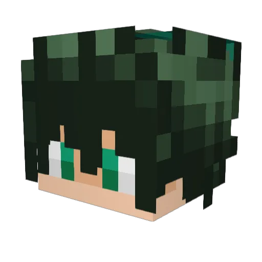 Metalguy488 Minecraft avatar head, 3D render