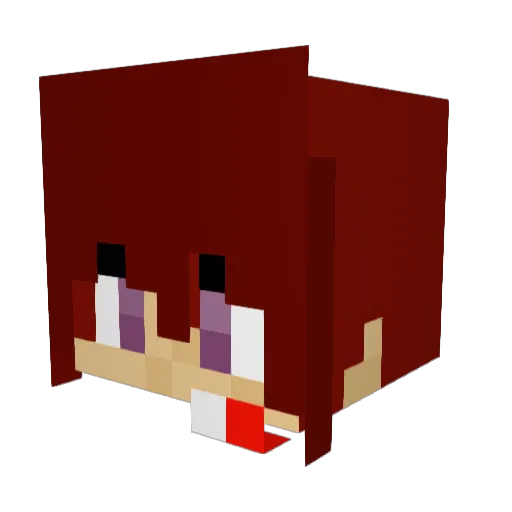 Metaljn Minecraft avatar head, 3D render