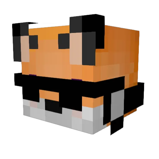 Metaly84 Minecraft avatar head, 3D render