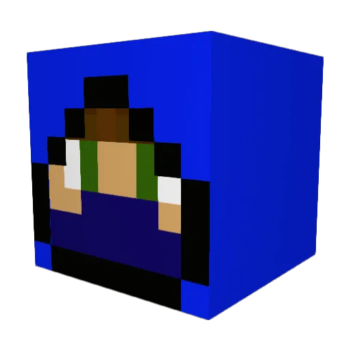 Metalyoshi15 Minecraft avatar head, 3D render