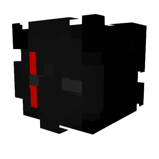 Metehann Minecraft avatar head, 3D render