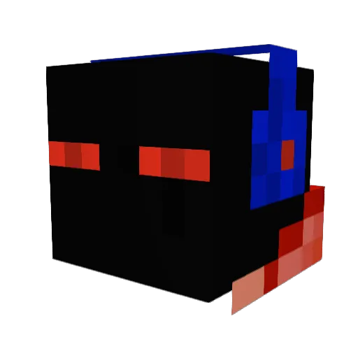 Meteorah29 Minecraft avatar head, 3D render