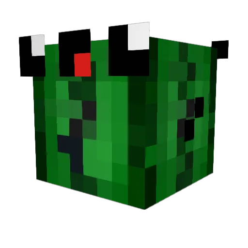 MeteotickCekcu Minecraft avatar head, 3D render