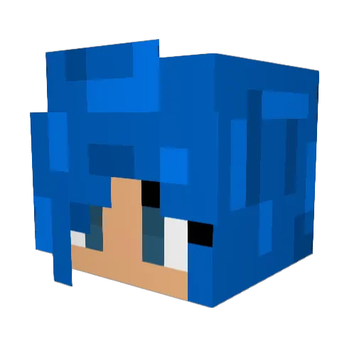 MethodLabsMC Minecraft avatar head, 3D render