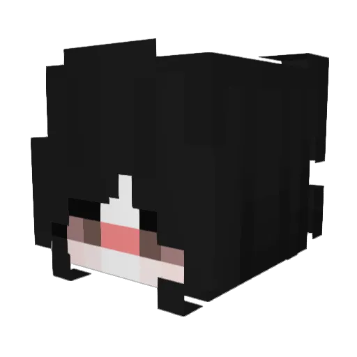 Methylephedron Minecraft avatar head, 3D render