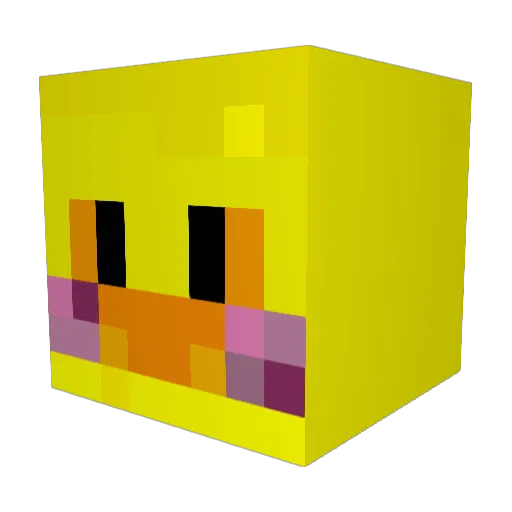 Metin65 Minecraft avatar head, 3D render