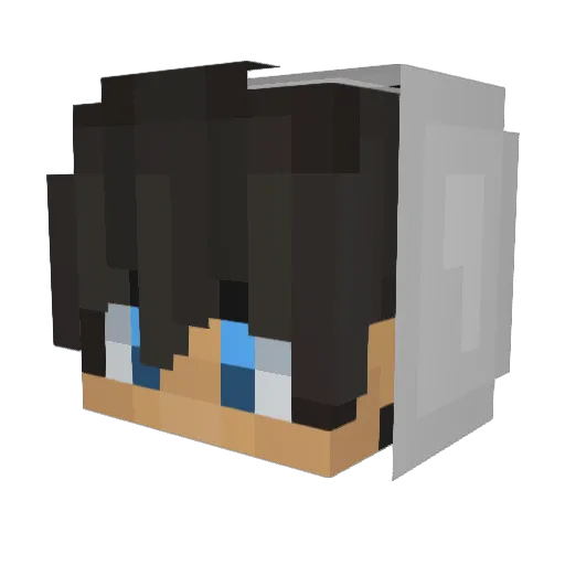 MetinEfe Minecraft avatar head, 3D render