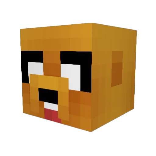 Metraka88 Minecraft avatar head, 3D render