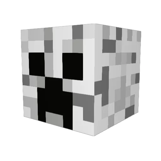 Metro9260 Minecraft avatar head, 3D render