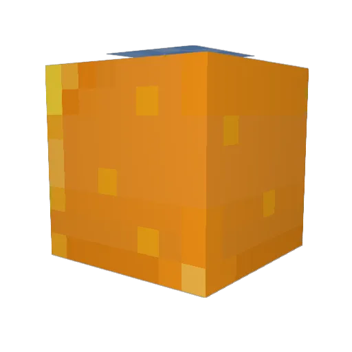 MetroCivie Minecraft avatar head, 3D render