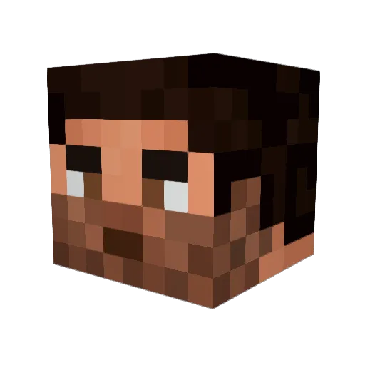 MetroKillerRO Minecraft avatar head, 3D render