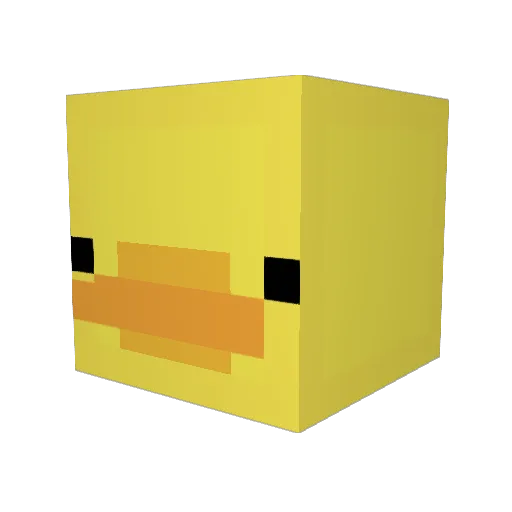 Metro_05 Minecraft avatar head, 3D render