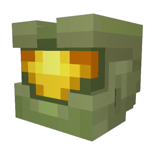 MetroidHunter26 Minecraft avatar head, 3D render