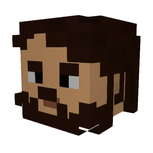 MetroidSkyOG Minecraft avatar head, 3D render