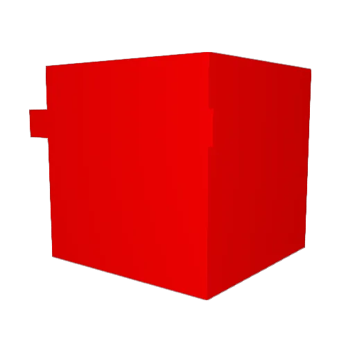 Metrubution Minecraft avatar head, 3D render