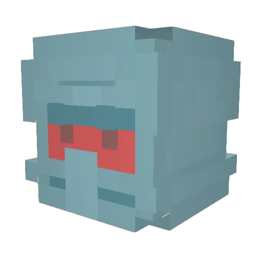 Metti2403 Minecraft avatar head, 3D render