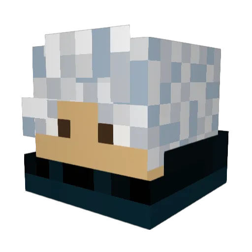 Mettson Minecraft avatar head, 3D render