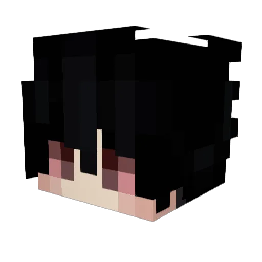 MewTwinho Minecraft avatar head, 3D render