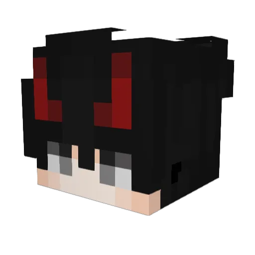 Meweng Minecraft avatar head, 3D render