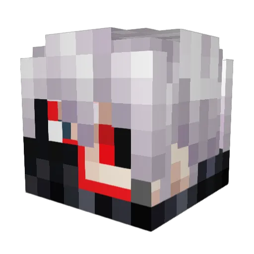 Mewingmonster42 Minecraft avatar head, 3D render