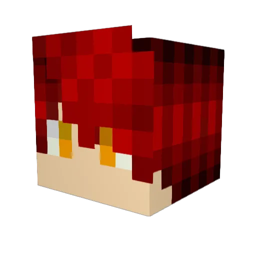 Mewtation151 Minecraft avatar head, 3D render