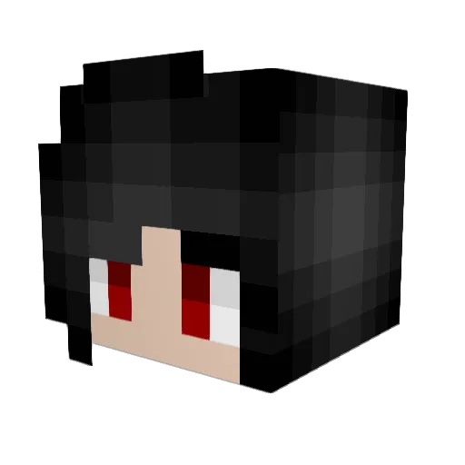 MewtwoPvP Minecraft avatar head, 3D render