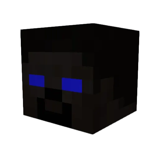 Mexar Minecraft avatar head, 3D render
