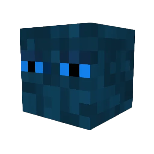 MexdaTV Minecraft avatar head, 3D render