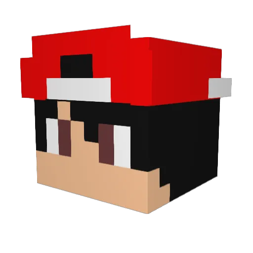 MexiXxl Minecraft avatar head, 3D render