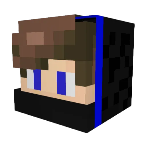 Mexi_Man Minecraft avatar head, 3D render