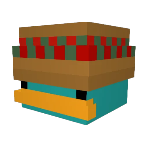 MexicanGringo99 Minecraft avatar head, 3D render