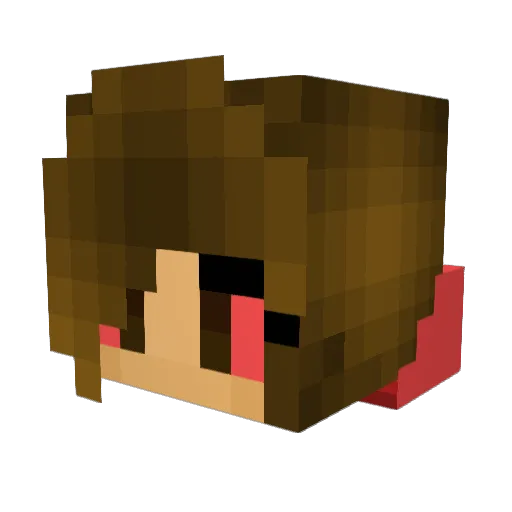 MexicoCountry Minecraft avatar head, 3D render