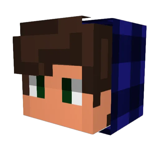 Mexxicutioner Minecraft avatar head, 3D render