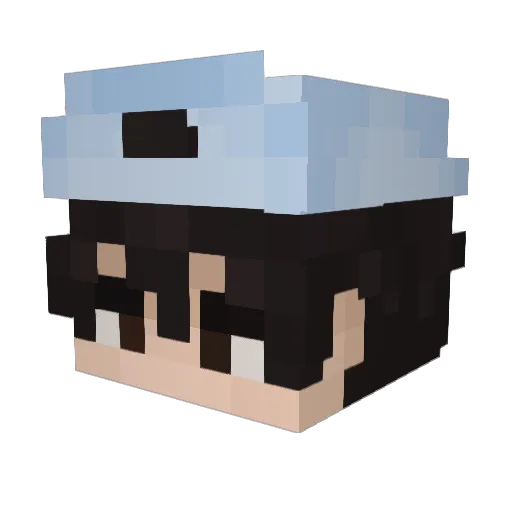 Meyems Minecraft avatar head, 3D render