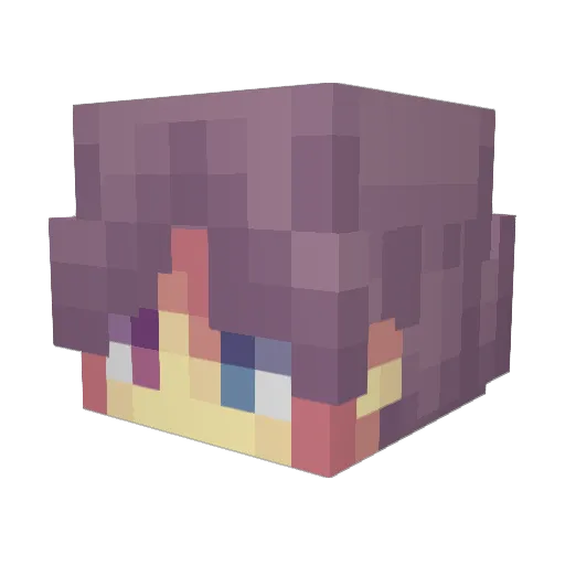 Meyov Minecraft avatar head, 3D render