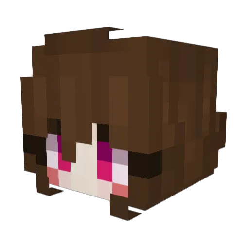 MeysselCTM Minecraft avatar head, 3D render
