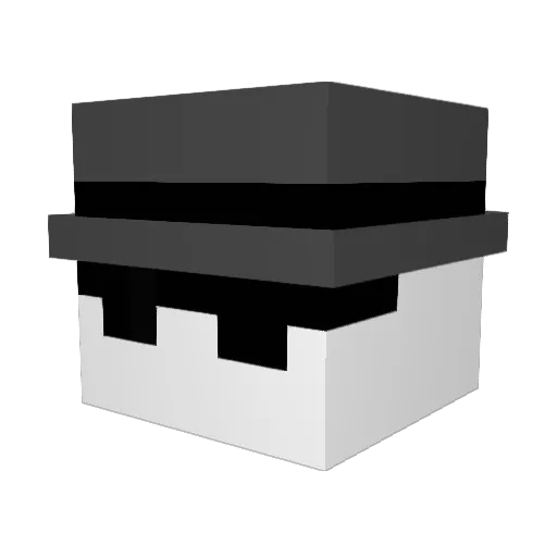 Meyz_201 Minecraft avatar head, 3D render