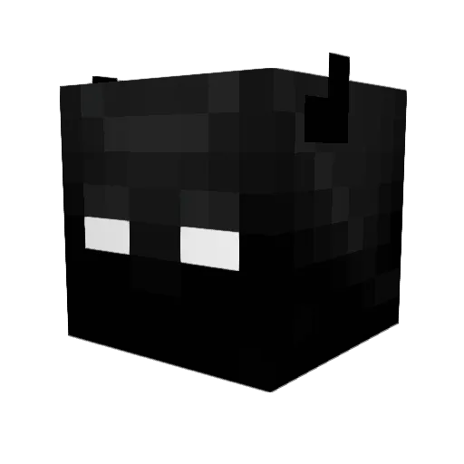 MezP7 Minecraft avatar head, 3D render